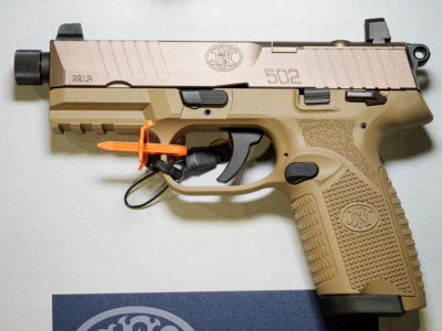 FN's New 502 Tactical Pistol In .22LR -- SHOT Show 2022