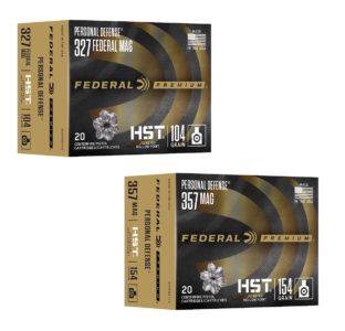 Federal Ammunition Announces New Personal Defense HST in 357 Magnum and 327 Federal Magnum 