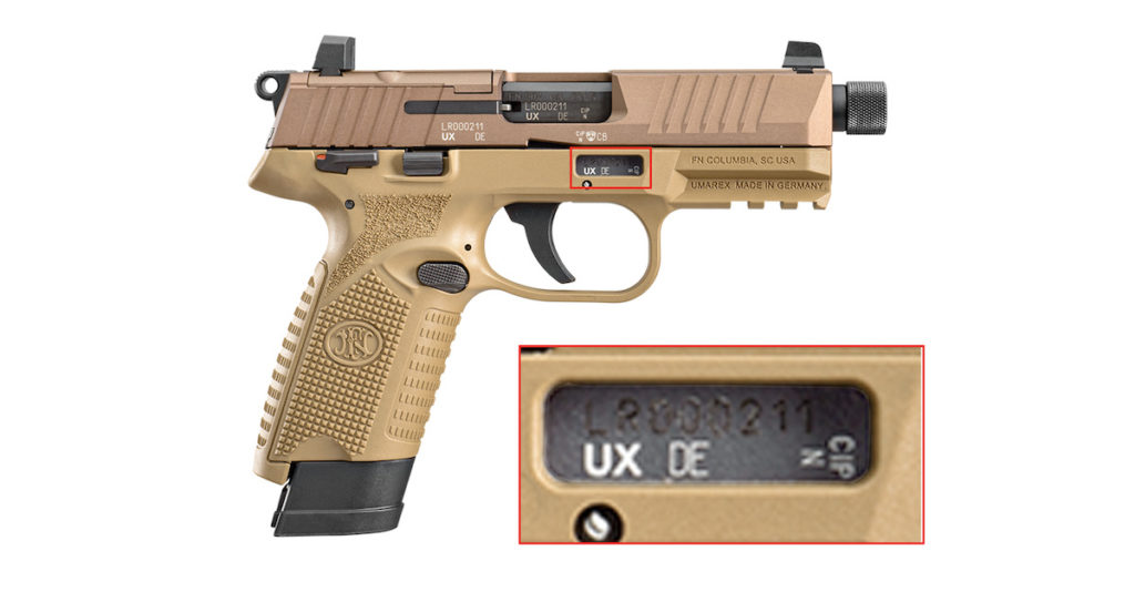 Recall Alert! Safety Recall for FN 502 Tactical Pistols