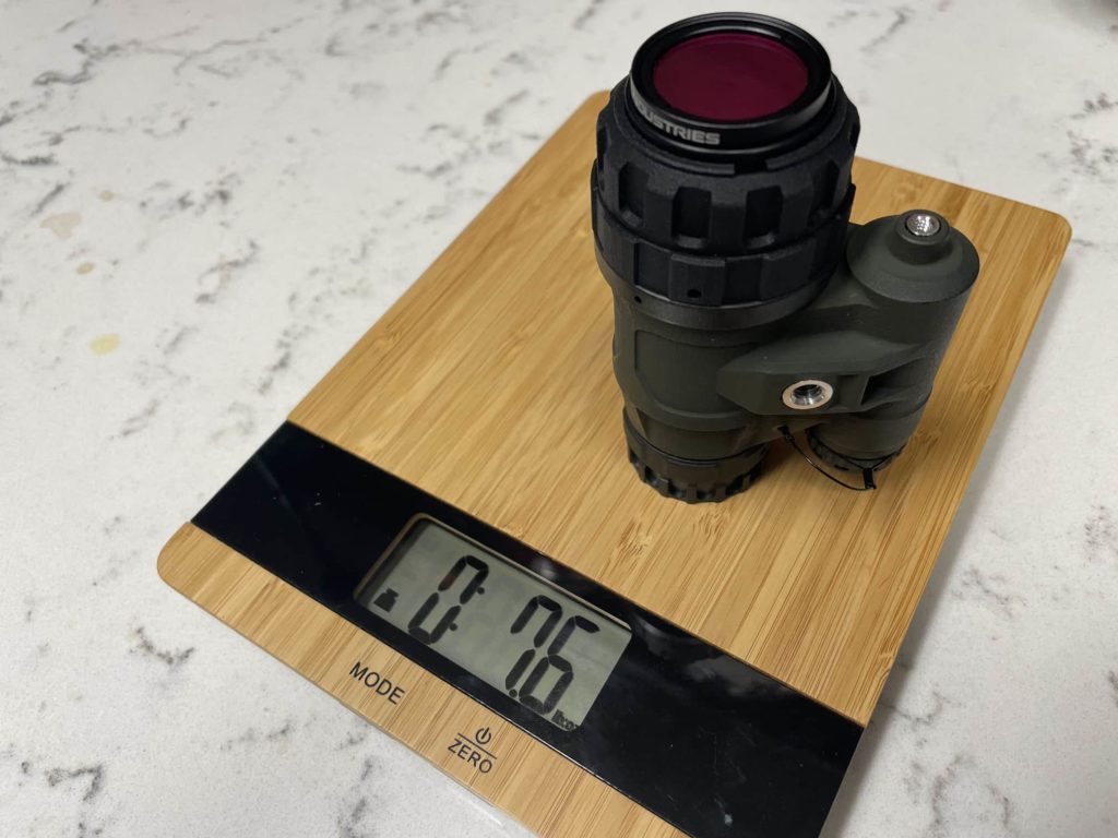 Tanto UANVM weight verification on digital scale closeup reading ounces