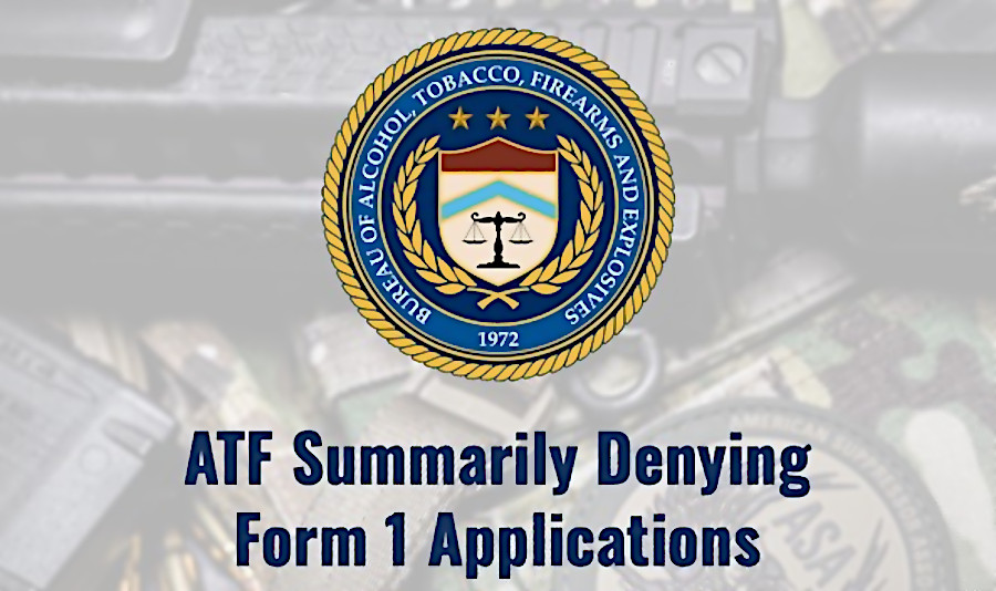 ASA and Prince Law Take Notice of Form 1 Suppressor Denials