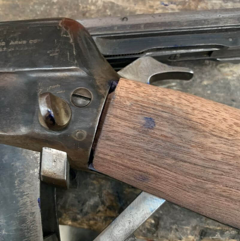 Fitting and Finishing a Wood Rifle Stock on an Original 1895 Winchester Fitting and Finishing a Wood Rifle Stock on an Original 1895 Winchester