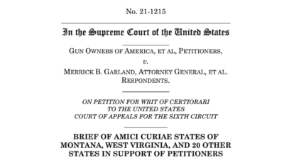 Nearly Half of America’s Attorneys General Support Gun Owners of America on Bump Stock SCOTUS Petition
