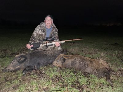 Burris Thermal Scope Plus a (Not) Boring Rifle = A Great Night Hog Hunting Rig