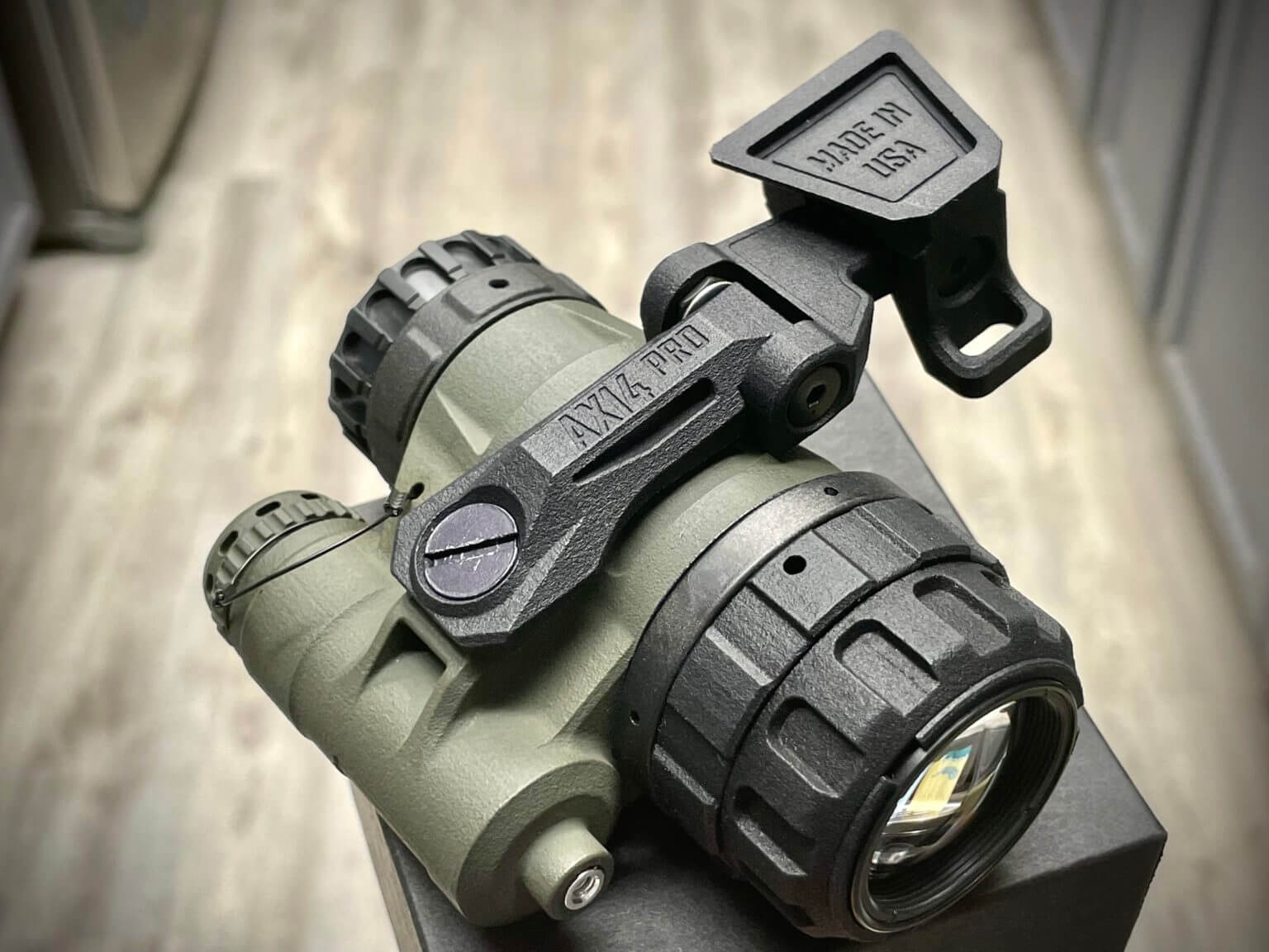 Featherweight Articulating Night Vision Monocular Mount Introducing the Noisefighters AX14PRO