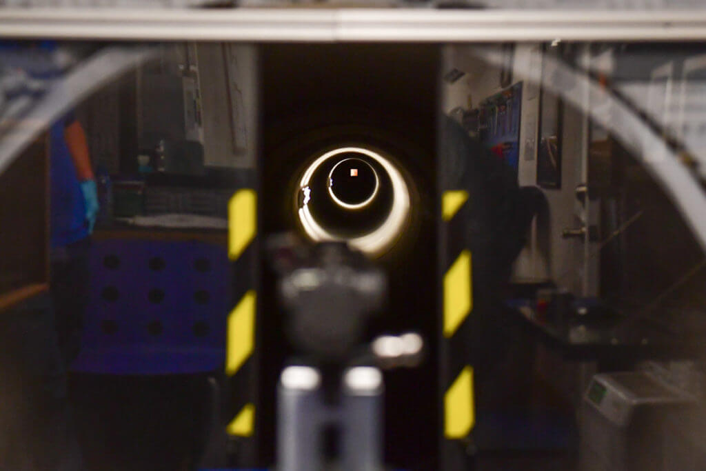 The Lapua 100 meter test tube (inside)