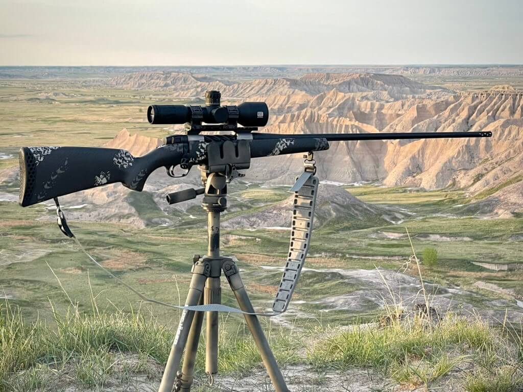 New From Weatherby: The Ultralight Mark V Backcountry 2.0 TI Weatherby Ultralight Mark V Backcountry 2.0 TI on tripod