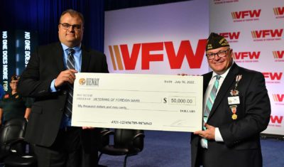 Henry Continues Silver Anniversary Pledge With $50,000 Donation to VFW￼￼