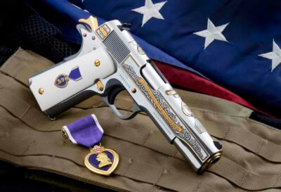 SK Customs Continues to Honor Those Who Have Served with the Limited Edition Purple Heart Commemorative Colt 1911