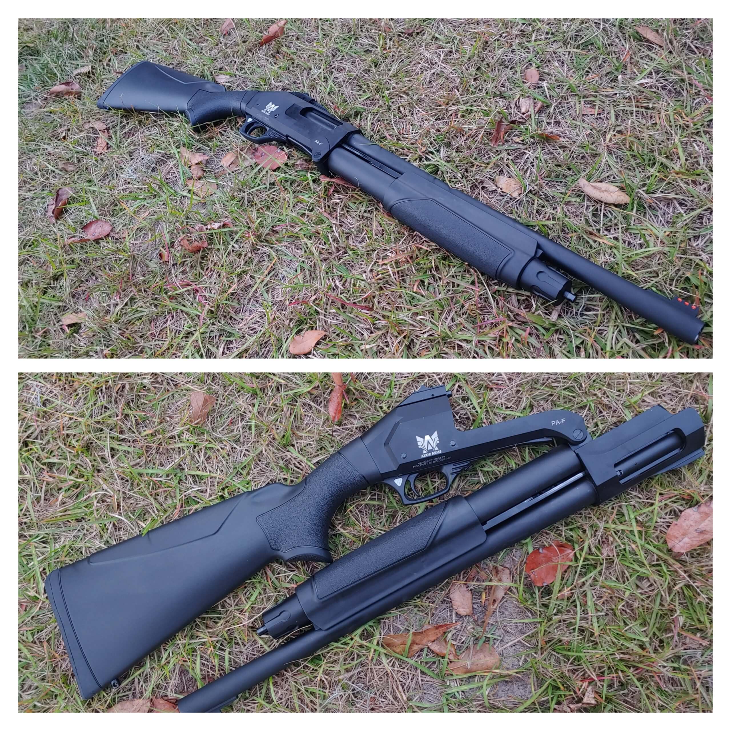 The Axor Arms PAF12GA Folding Pump Action