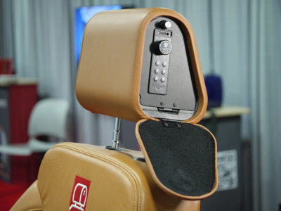 Safely Conceal on the Go with a Headrest Safe -- SHOT Show 2023