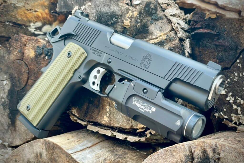Streamlight TLR-10G mounted to the Springfield Armory Operator