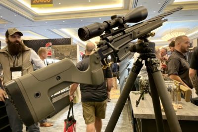 Stag Arms "The Bolt Gun" shown out on the floor of SHOT Show