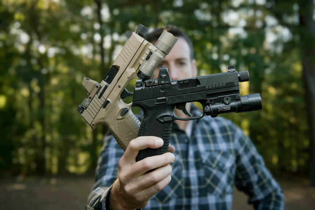 Meet the FN 510 Tactical (10mm) and FN 545 Tactical (.45 ACP) FN's new big bore pistols!