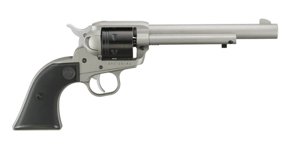 The Ruger Wrangler with a silver Cerkote finish and a 6.5-inch barrel.  (Photo: Ruger)