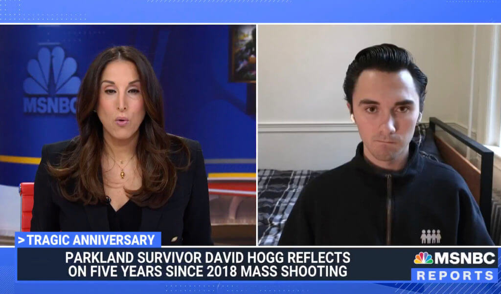 David Hogg on MSNBC