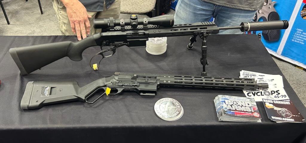 Bond Arms lever-action AR-15.