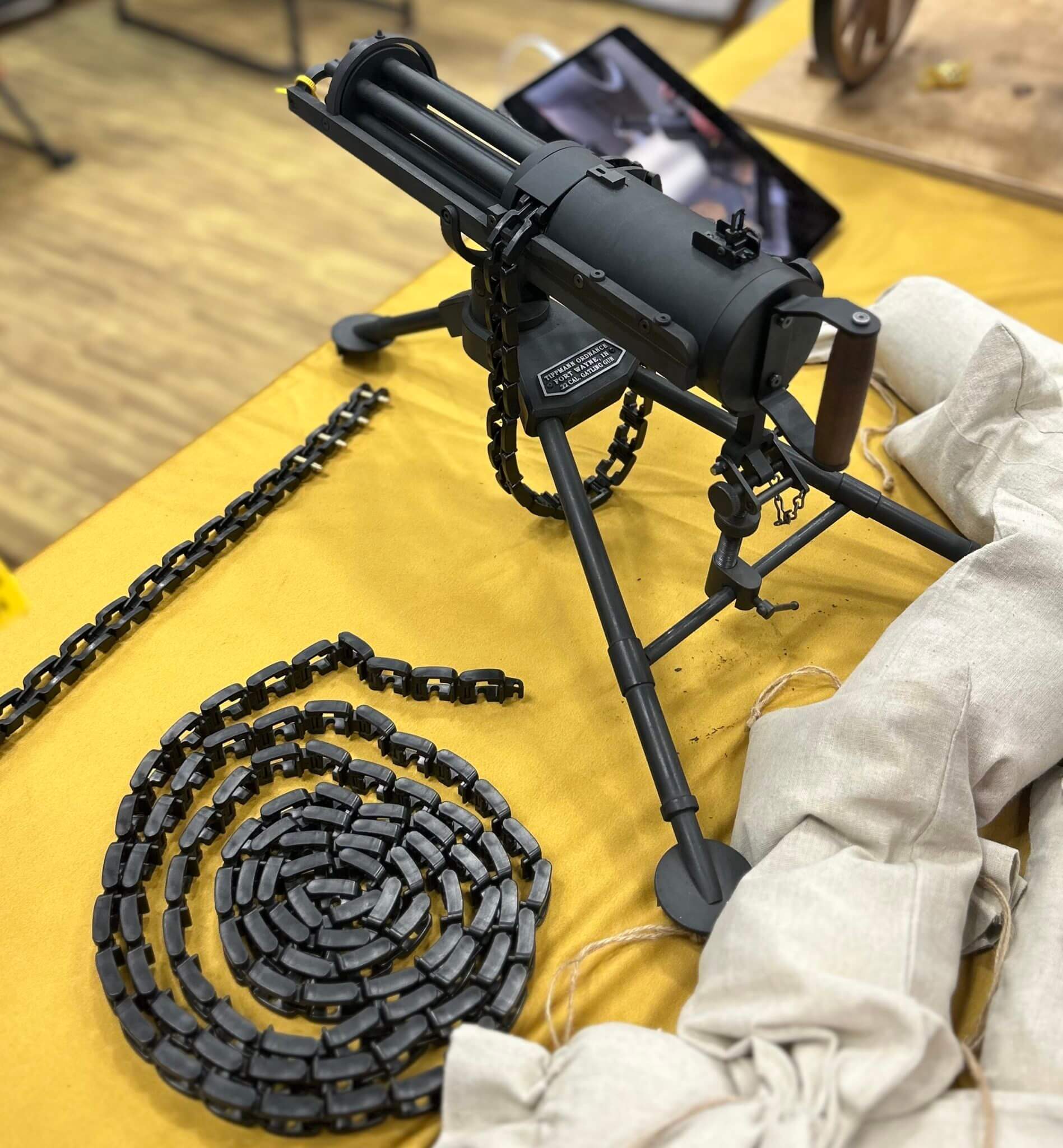 Tippmann's New BeltFed .22LR Gatling Gun! NRA 2023