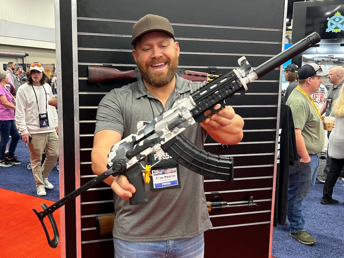 Zastava Arms' Arctic Camo AK with Underfolder Kit NRA 2023