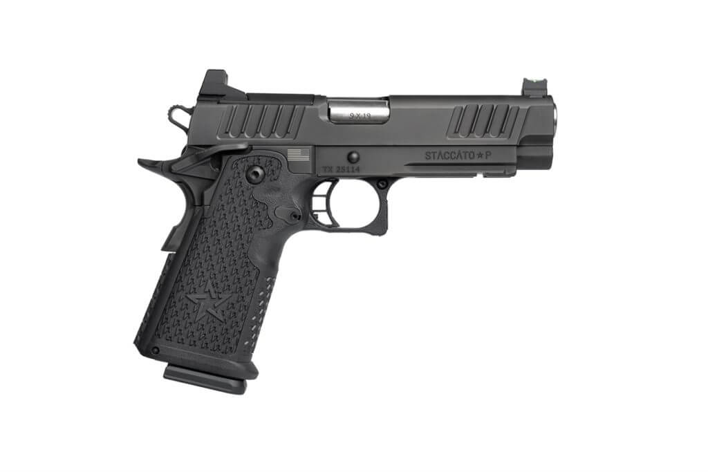 Staccato P 2011 double stack 9mm with optics ready slide and rail