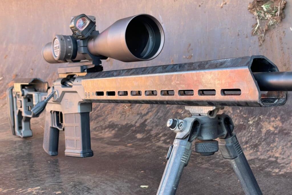 2 - Review: Christensen Arms MPR Put to the Test Carbon fiber hand guard for the MPR utilizing M-Lok slots at 3, 6, and 9 o'clock