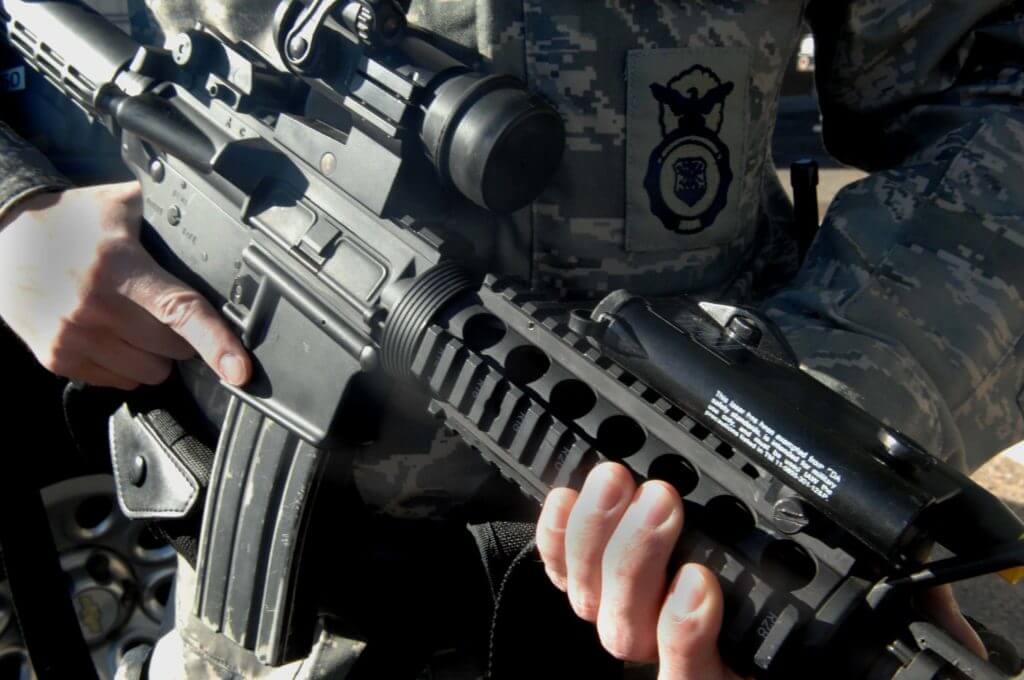 M4 Rifle, similar to a AR15, in detail