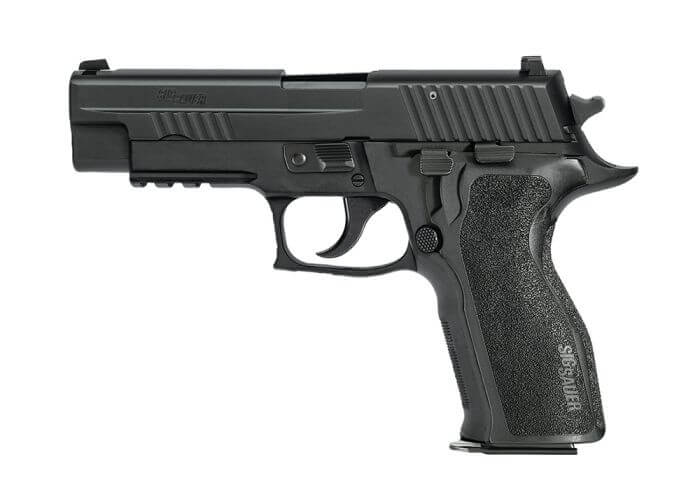 SIG P226 Wonder Nine duty pistol with DA SA trigger decocker and rail