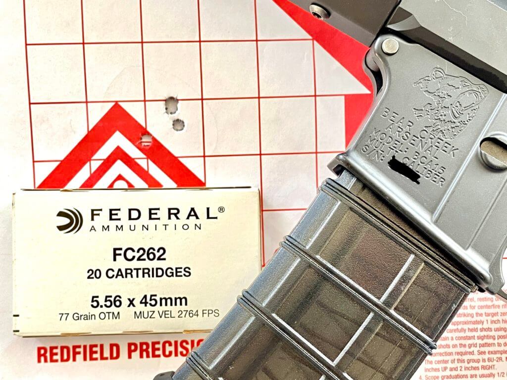 BC-115 556 NATO with Federal 5.56 ammo