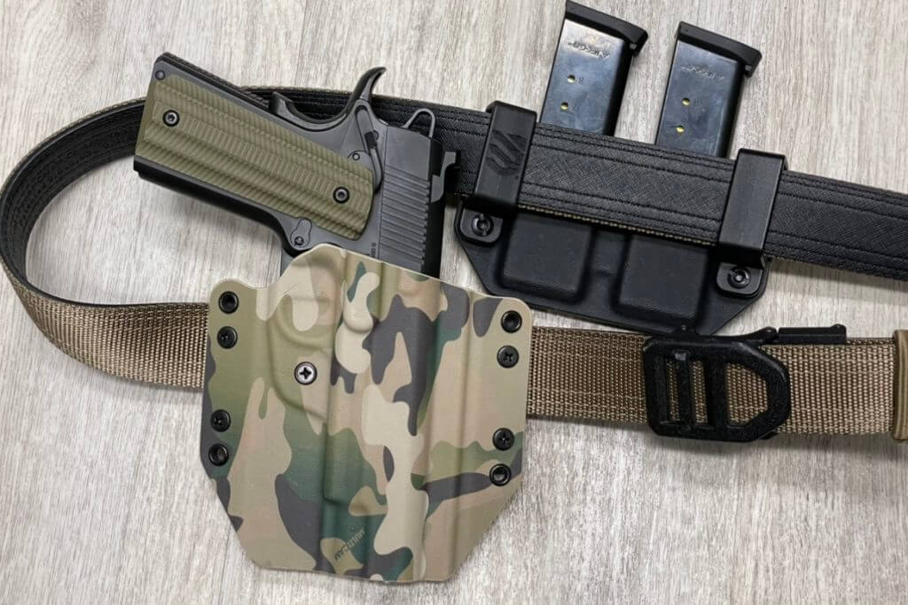 Springfield Armory 1911 Operator in the Blackhawk OWB holster