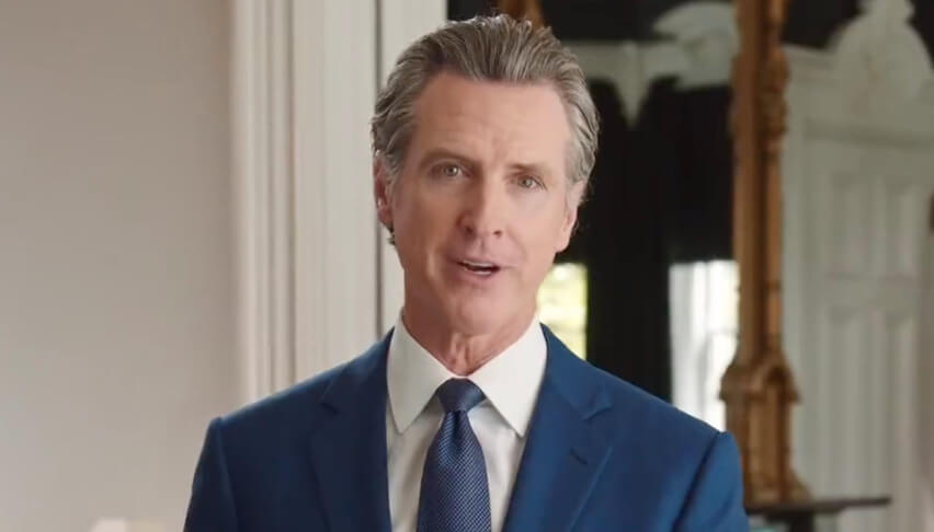 Gov. Gavin Newsom in a video posted to Twitter.