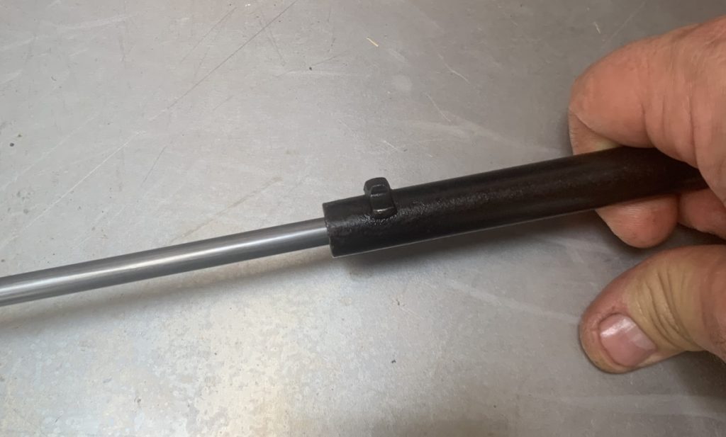 Make sure the liner slides all the way in place before putting the threadlocker in the barrel.