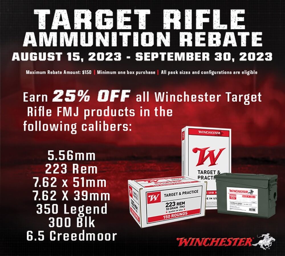 Exclusive Offer Winchester's Massive Ammunition Rebate!