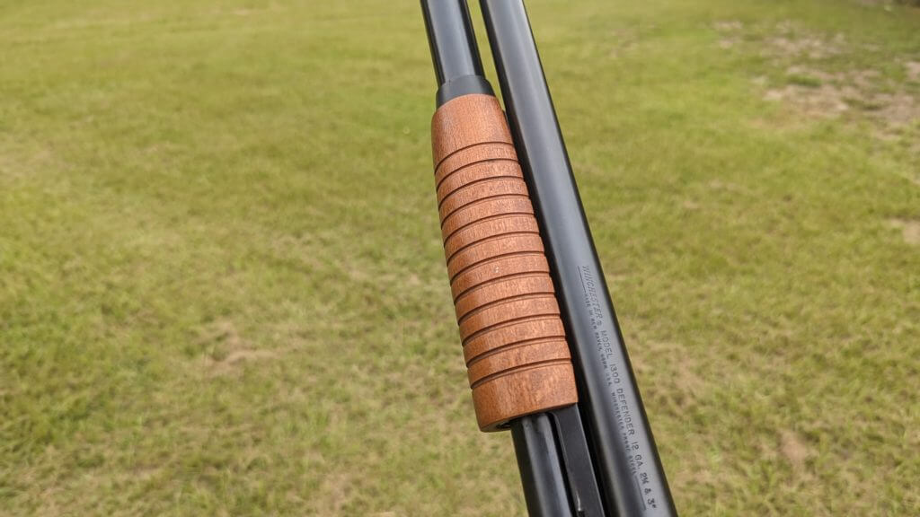 Pump action on Winchester 1300 Defender