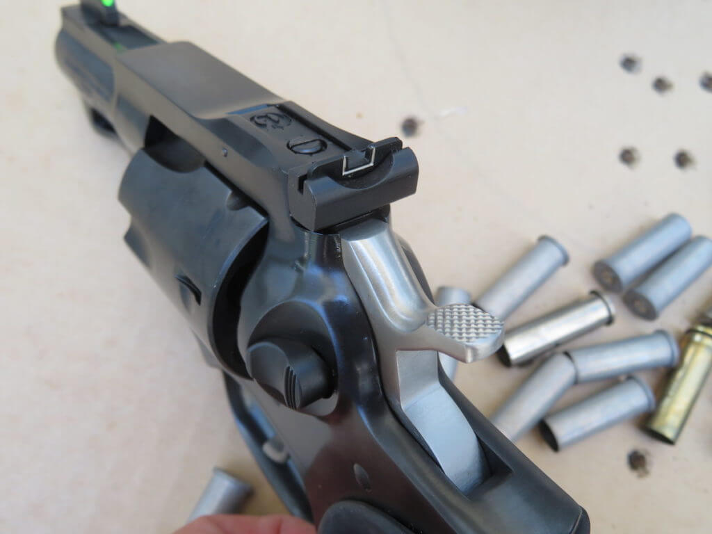 3 - Ruger Talo GP100: Every Day Carry 357 Magnum Rear adjustable sight on Ruger GP100.