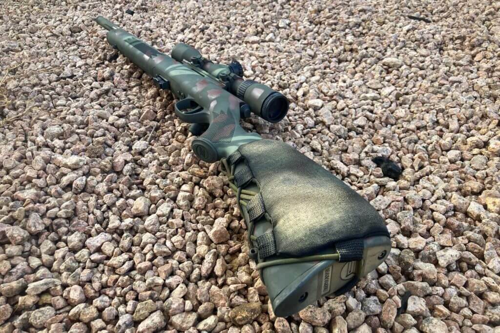 Savage Mark 2 FV-SR with scope and on gravel
What a modern bolt action 22 should be