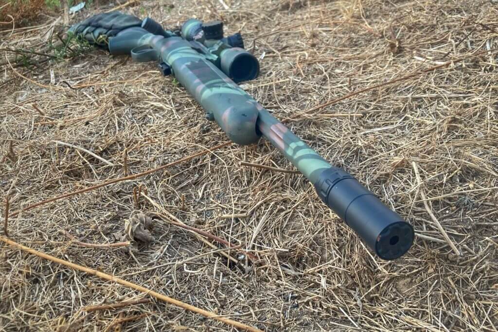 Savage FV-SR on dried grass with Rugged mustang 22 suppressor
What a modern bolt action 22 should be