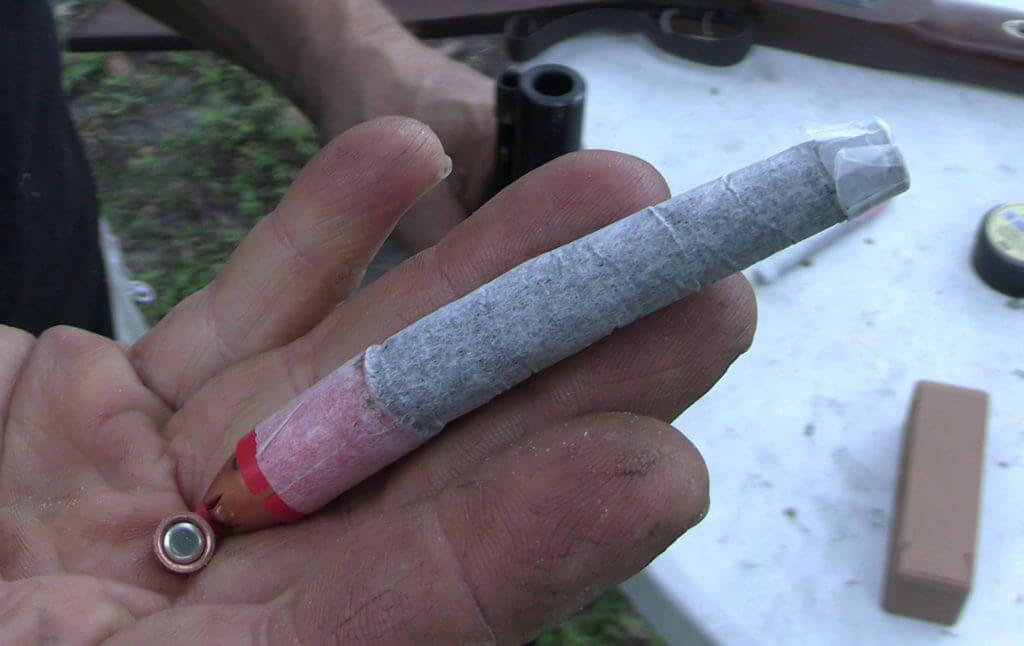 A paper cartridge to be used for reloading 