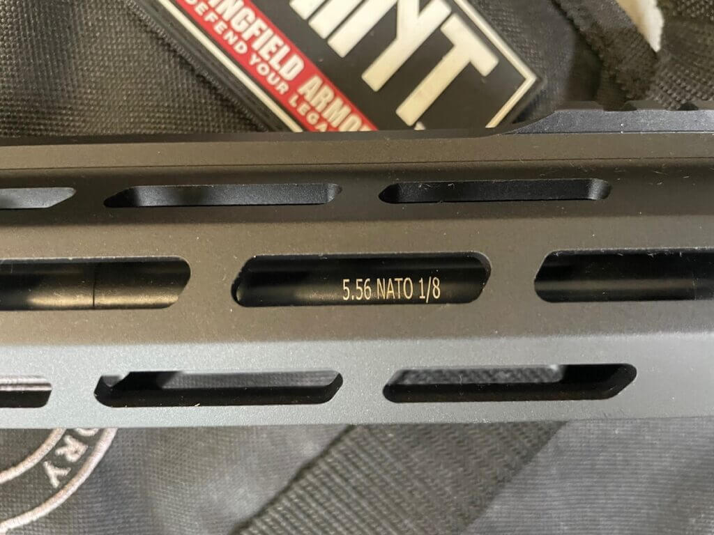 5.56 barrel with a 1 in 8 Twist Rate