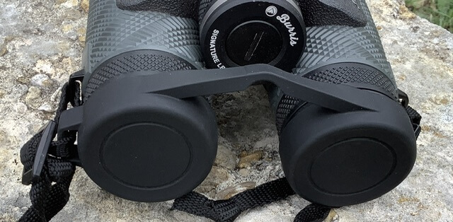 Review: Burris LRF 10x42 binoculars Rear one-piece cap for LRF binoculars