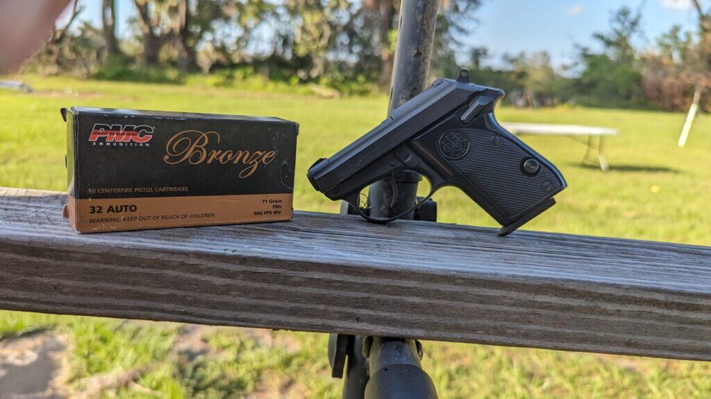 3 - The Beretta Tomcat - Micro-Sized Bite Beretta handgun with PMC ammunition