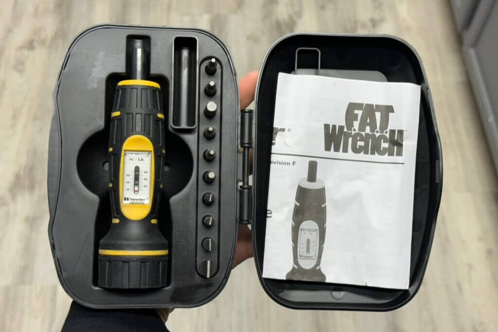 Wheeler Fat Wrench with included bits and case 