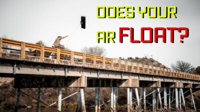 Will The Vulcan Float? Testing a Rifle Case by throwing it and My Gun off a Bridge [Video]