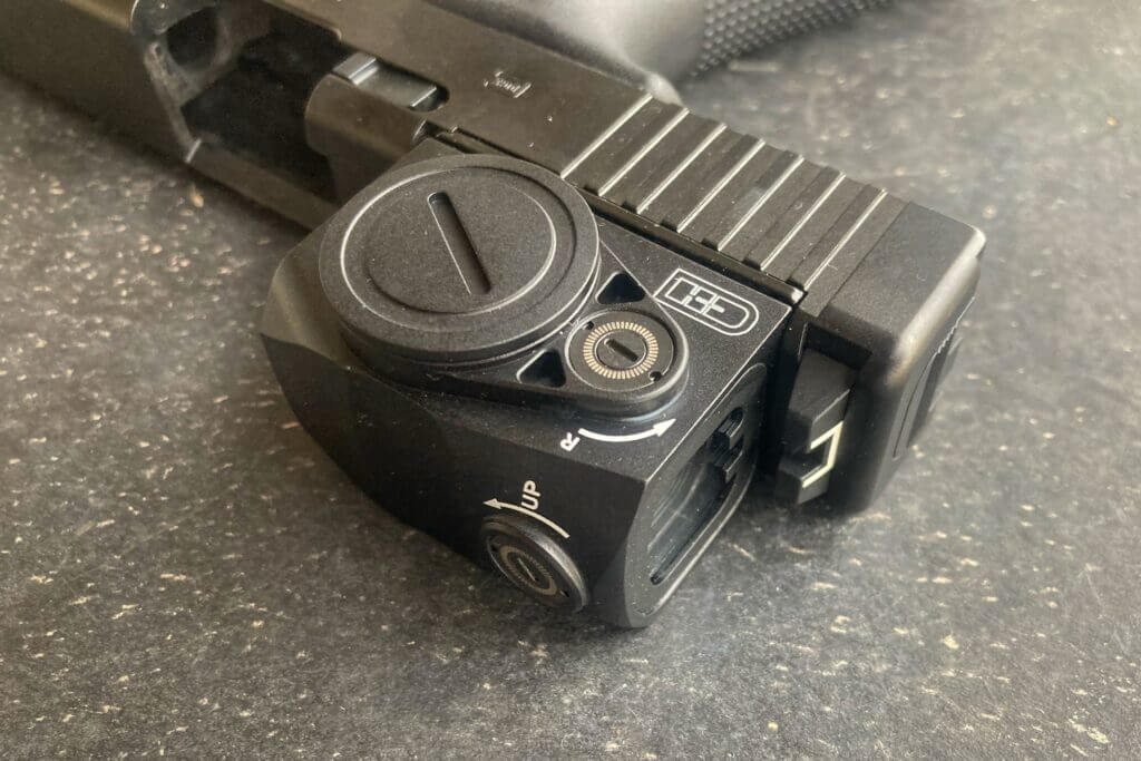 3 - Testing C&H Precision's New Duty Optic C&H Duty Optic on table