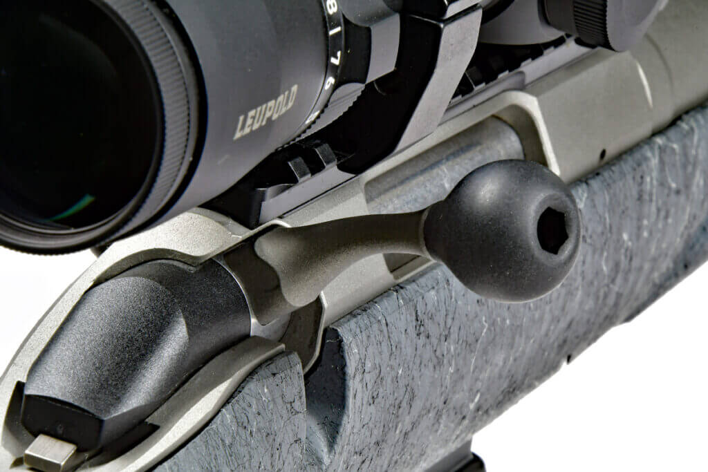 3 - Field Tested: Ruger’s New American Gen 2 Rifle Ruger’s American Gen 2 Rifle, oversized bolt handle with 70-degree throw.