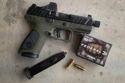 This compact 9mm boasts premium features at an entry-level price. Beretta APX A!