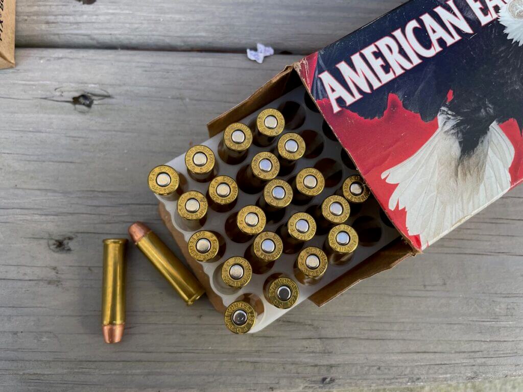Federal American Eagle 100-gr. soft point in the 327 Federal Magnum