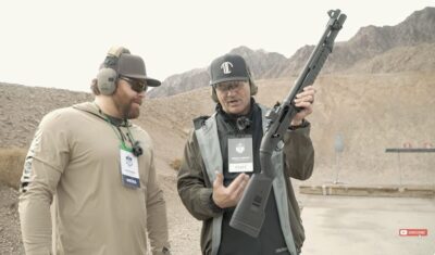 Ernest Langdon with True Pearce at Range Day 2024.