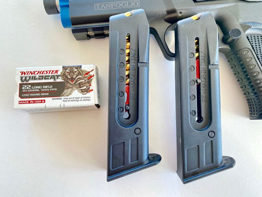Two magazines of Winchester Wildcat ammo
