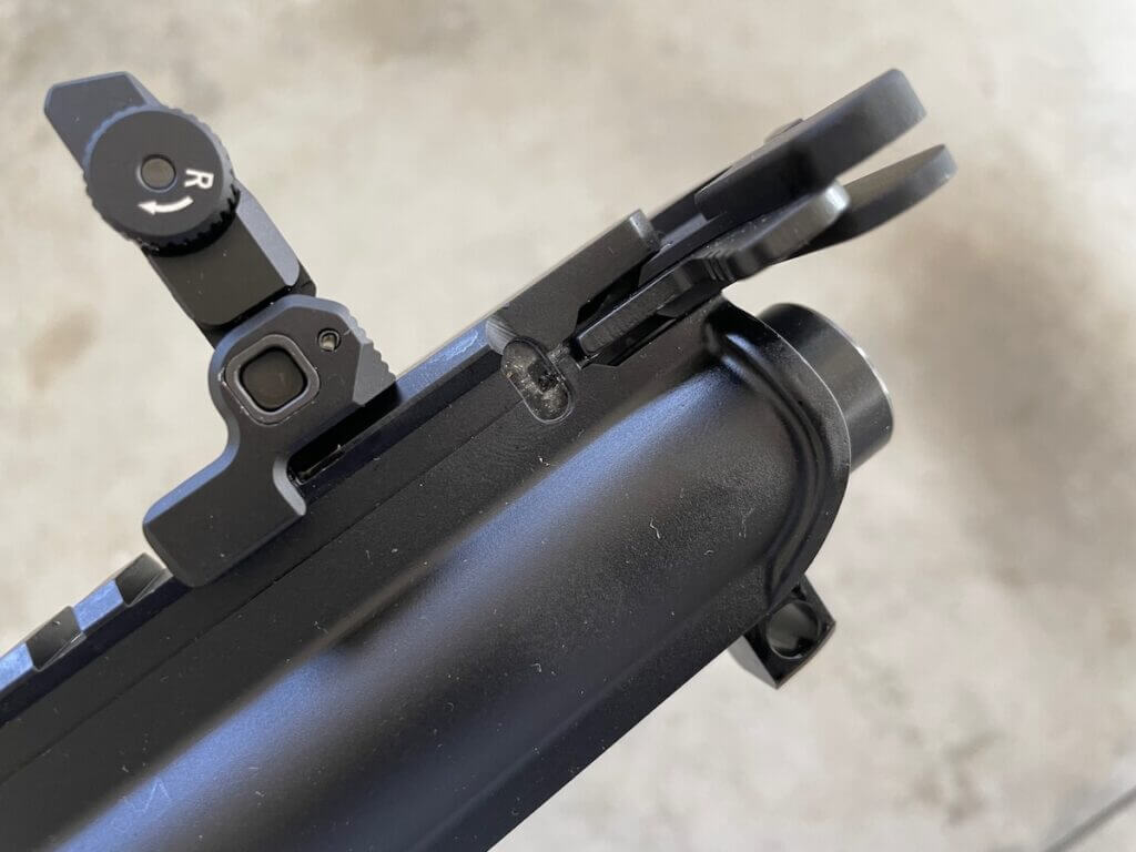 charging handle wear on an AR15 upper receiver