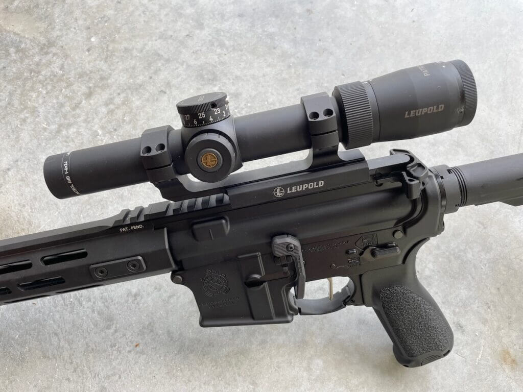 Leupold Patrol 6HD and Spike Industries ARCH-EL charging handle